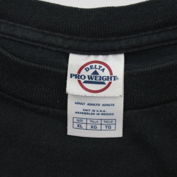 Vintage Homer Simpson 2005 Rock Music Short Sleeve Black T Shirt Top sz XL - Picture 4 of 5